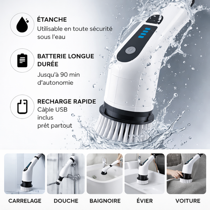 Brosse Électrique Multi-Surfaces Darivo™